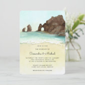 Invitation Cabo San Lucas | El Arco | Mariage de Destination (Debout devant)