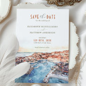 Invitation Cabo San Lucas Mexique Enregistrer la date Destina