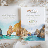 Invitation Cabo San Lucas Mexique Enregistrer la date Destina