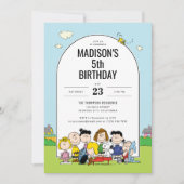 Invitation cacahuètes | Anniversaire de Franklin (Devant)