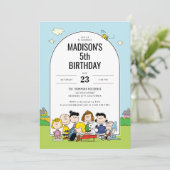 Invitation cacahuètes | Anniversaire de Franklin (Debout devant)