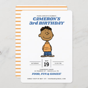 Invitation cacahuètes   Anniversaire de Franklin