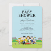 Invitation cacahuètes | Charlie Brown et le Baby shower de Ga (Devant)