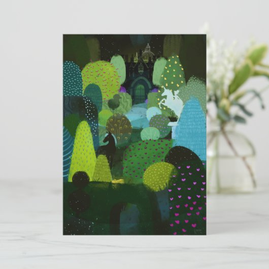 Invitation Caché dans le parc (Debout devant)