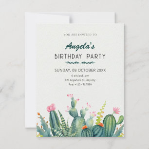 Invitation Cactus 