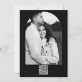 Invitation Cactus à cœur jaune Fiesta Amour Mariage (Dos)