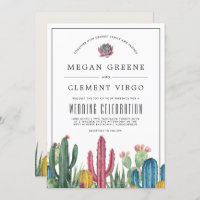 Cactus colorés | Mariage à thème du désert