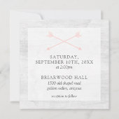 Invitation Cactus de Succulente Aquarelle Rustique Mariage Ca (Dos)