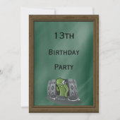 Invitation Cactus DJ 13e anniversaire (Devant)
