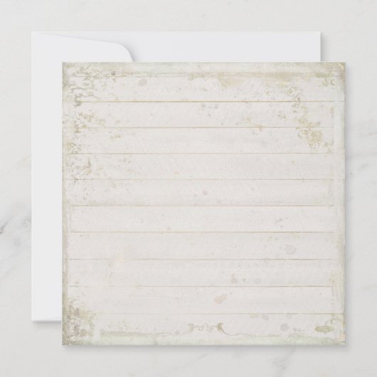 Invitation Cactus Feuille de courge Succulent Boho occidental (Dos)