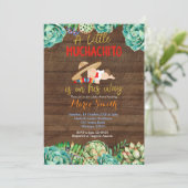 Invitation Cactus Fiesta Baby Muchacho Baby shower (Debout devant)