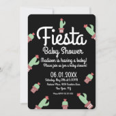 Invitation Cactus Fiesta Mix Répéter Baby Shower (Devant)
