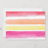 Invitation Cactus mexicain 1er Fête Anniversaire (Dos)