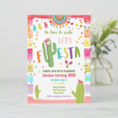 Invitation Cactus mexicain 1er Fête Anniversaire (Debout devant)