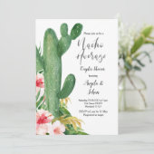 Invitation Cactus Nacho Moyenne Couples Douche (Debout devant)