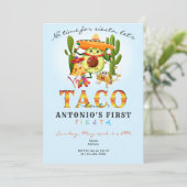 Invitation Cactus Pas De Temps Pour Siesta Premier Fiesta 1Er (Debout devant)