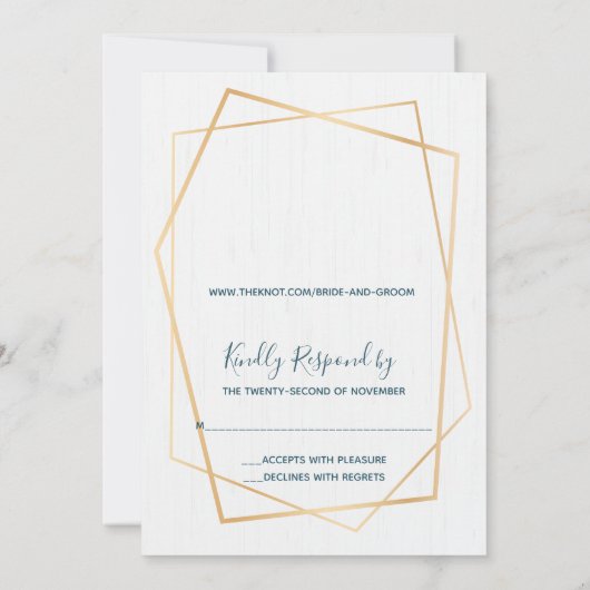 Invitation Cactus Succulent Bleu Poussiéreux (Dos)