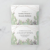 Invitation Cactus & Succulents Wedding shower de Couple tenda (Intérieur)