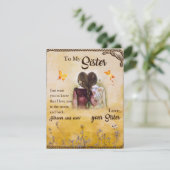 Invitation Cadeau à Ma Soeur, Amoureux de Papillons, Frères e (Debout devant)