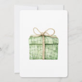 Invitation Cadeau Anniversaire Imprimé Alligator Vert (Dos)