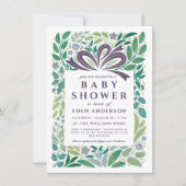 Invitation Cadeau baby shower, neutre pour les femmes (Devant)