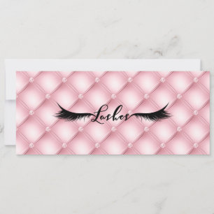 Invitation Cadeau Cadeau Diamants Glam LASHES Rose Douillet