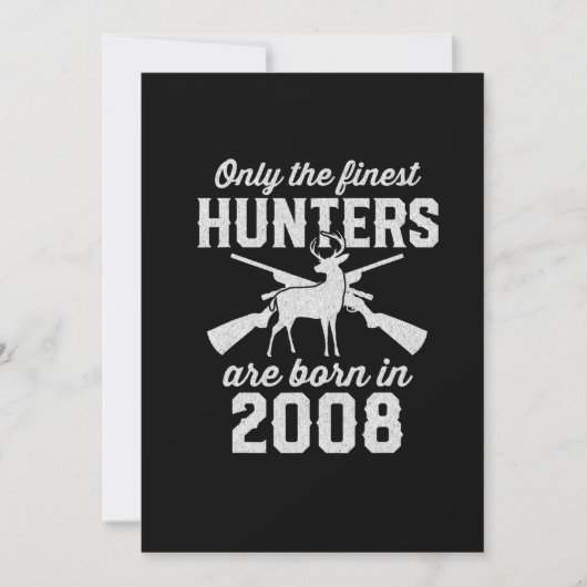 Invitation Cadeau d'anniversaire Chasse au cerf Chasse pour 2 (Devant)