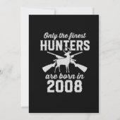 Invitation Cadeau d'anniversaire Chasse au cerf Chasse pour 2 (Dos)
