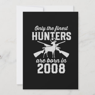 Invitation Cadeau d'anniversaire Chasse au cerf Chasse pour 2