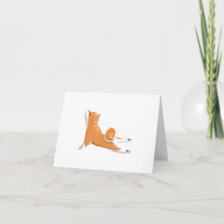 Invitation cadeau d'anniversaire de chien shiba inu drôle en