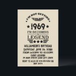 Invitation Cadeau d'anniversaire vintage personnalisé noir<br><div class="desc">Vous pouvez ajouter un peu d'originalité avec cette édition limitée, qualité premium, et original, classe, rétro et d'apparence vintage conception graphique d'anniversaire avec une police de typographie cool. C'est une excellente idée cadeau pour les hommes, les femmes, les maris, les épouses, les petites amies et les petits amis qui vont...</div>