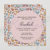 Invitation cadeau de bébé pour femme amusant (Devant / Derrière)