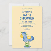 Invitation Cadeau de bébé pour shower (Devant)