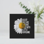 Invitation Cadeau de femme d'anniversaire d'août Citation drô (Debout devant)