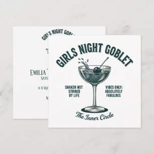 Invitation Cadeau de fête de Martini pour amateur de cocktail