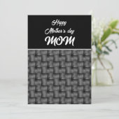 INVITATION CADEAU DE FETE DES MERES MAMAN PERSONNALISE  (Debout devant)