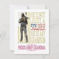 Cadeau de grand-mère fière de l'armée pour mon pet