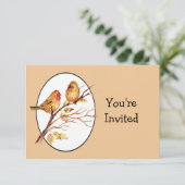 Invitation Cadeau de mariage ou d'anniversaire de couple avec (Debout devant)