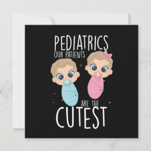 Invitation Cadeau de médecine de docteur d'enfants de patient