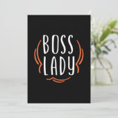 Invitation Cadeau de mère patronne (Debout devant)