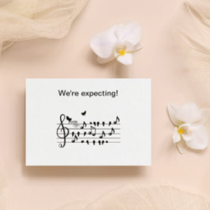 Invitation Cadeau de musique personnalisé pour Baby Shower No