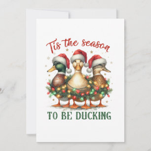 Invitation Cadeau de Noël à esquiver