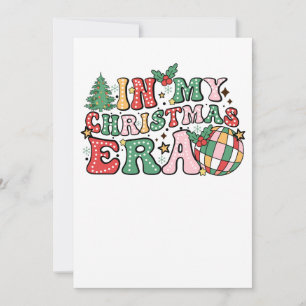Invitation Cadeau de Noël à mon ère de Noël Super