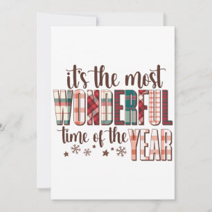 Invitation Cadeau de Noël C'est la période la plus merveilleu