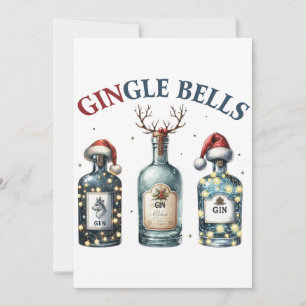 Invitation Cadeau de Noël Gingle Bells