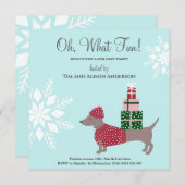 Invitation Cadeau de Noël Holyday Party (Devant / Derrière)