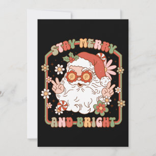 Invitation Cadeau de Noël Restez Joyeux Et Lumineux