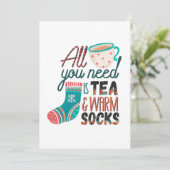 Invitation Cadeau de Noël Tout ce dont vous avez besoin est d (Debout devant)