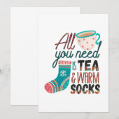 Invitation Cadeau de Noël Tout ce dont vous avez besoin est d (Devant / Derrière)