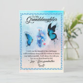 Invitation Cadeau de petite-fille | Amour Grand-mère Groupe d (Debout devant)